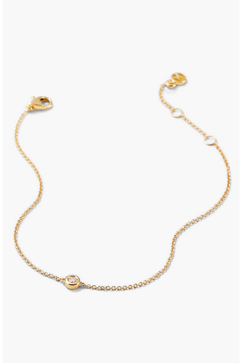 Solo Diamond Bracelet, Main, color, 10K Yellow Gold