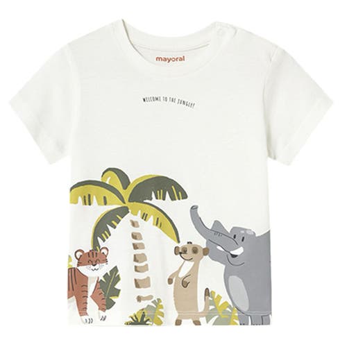 Mayoral Jungle Safari T-Shirt in Cream 