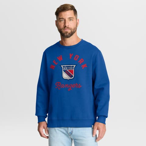 Men
s Fanatics Blue New York Rangers Vintage Stickler Sweatshirt