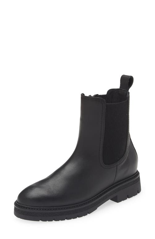 Naot Main Platform Bootie In Black Leather