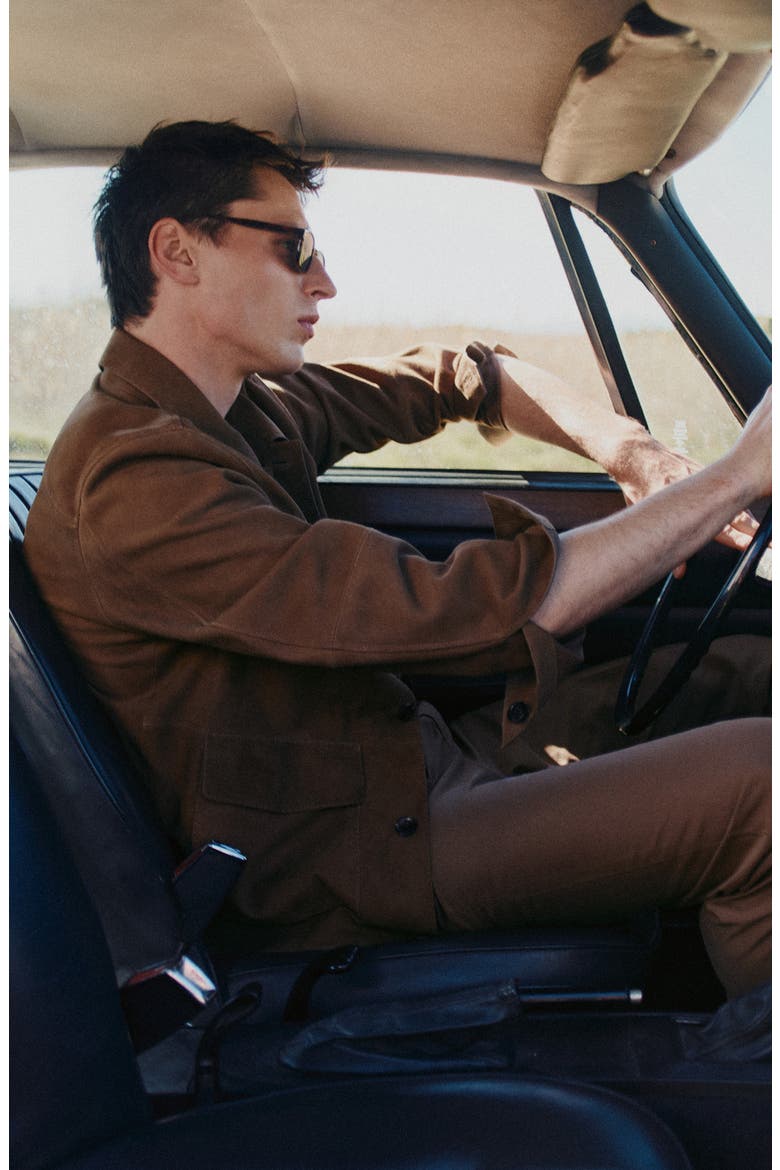 Slim Fit Suit Pants, Alternate, color, TOBACCO BROWN