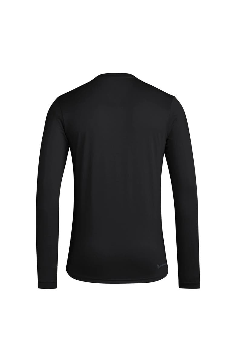 adidas Men's adidas  Black Louisville Cardinals Locker Practice Football Pre-Game Long Sleeve T-Shirt, Alternate, color, Black