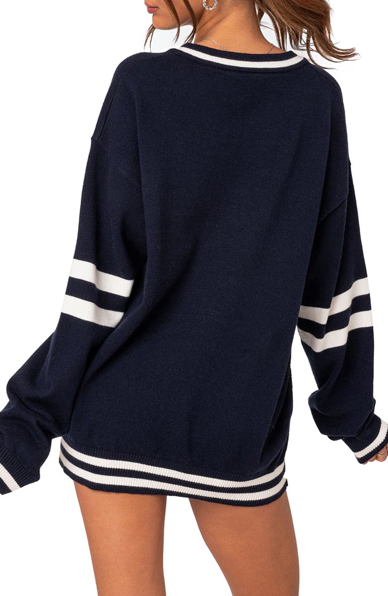 EDIKTED New York Sweater, Alternate, color, Navy