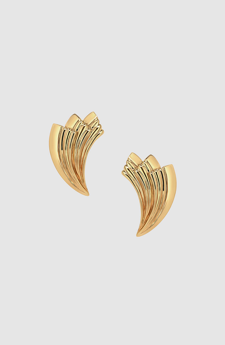 ANINE BING Fan Earrings, Main, color,