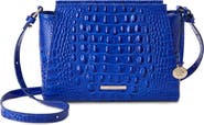 Brahmin Hillary Croc Embossed Leather Crossbody Bag