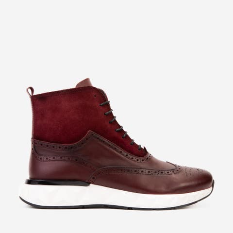 The Regent Leather Wingtip Brogue Casual Boot