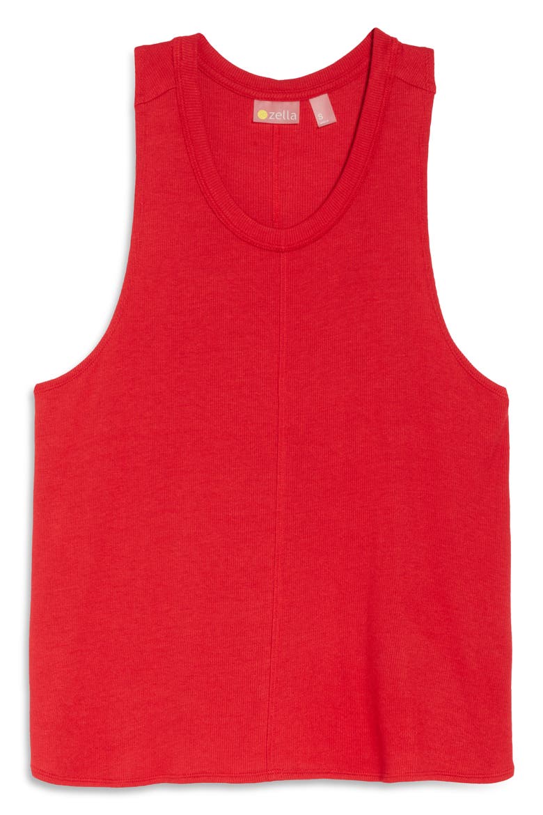 Favorite Rib Tank, Alternate, color, RED COUTURE