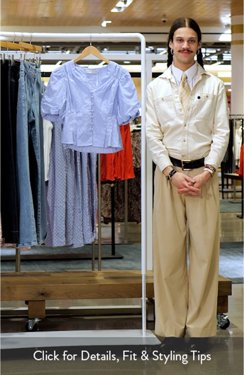 Yuva Eyelet Crop Top, sales video thumbnail