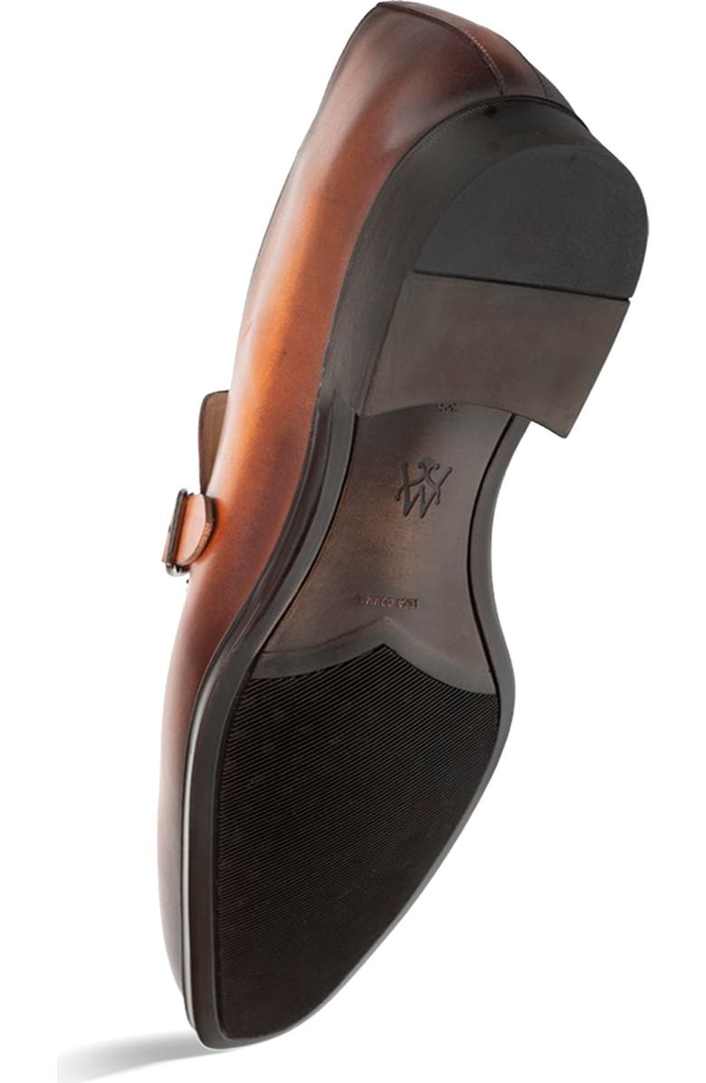 Mezlan Salato Leather Loafer, Alternate, color, Dark Cognac