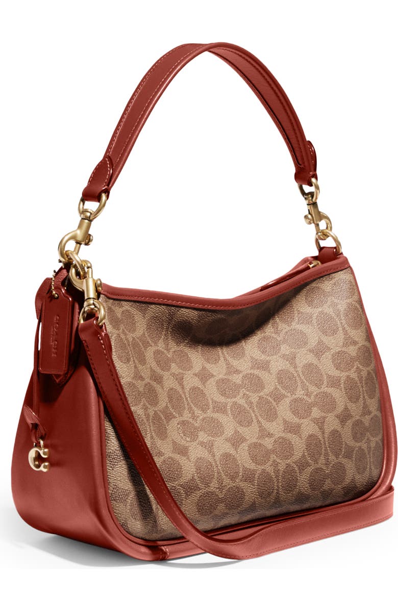 COACH Cary Signature Coated Canvas Shoulder Bag, Alternate, color,