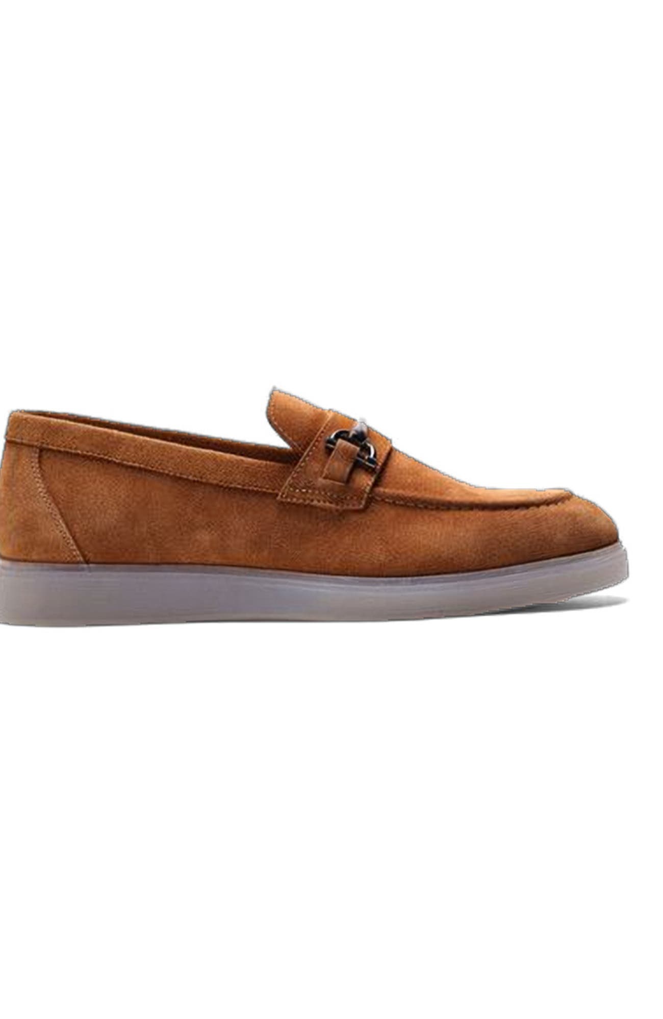 CARLOS SANTANA Funkadelic Bit Loafer, Alternate, color, Sand Suede