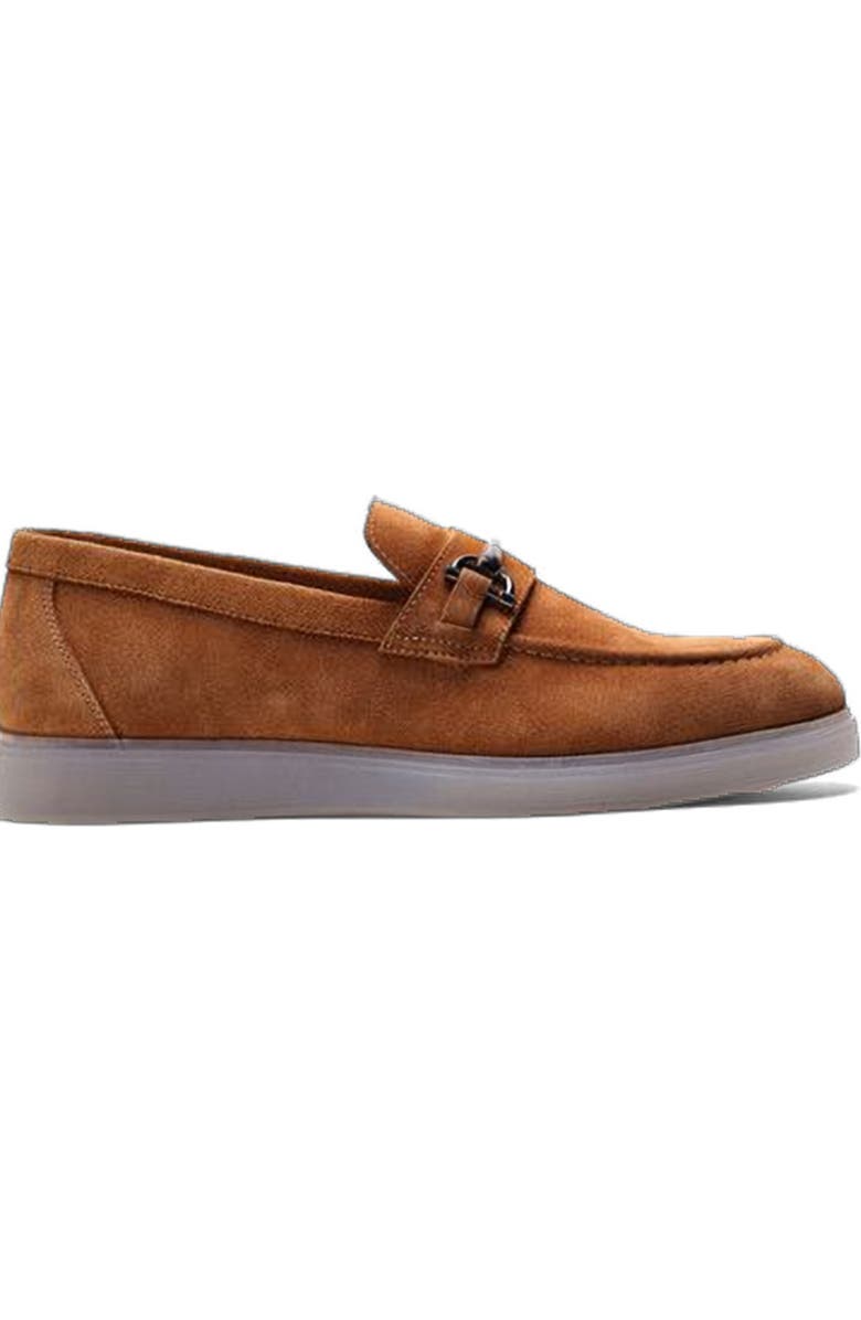 CARLOS SANTANA Funkadelic Bit Loafer, Alternate, color, Sand Suede