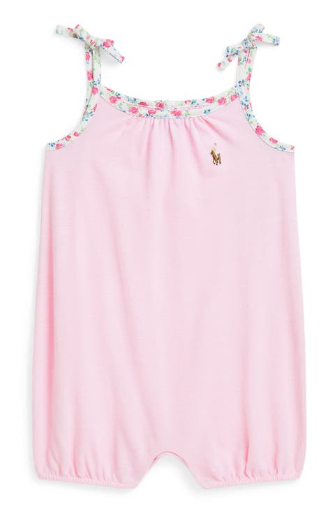 Oxford Cotton Piqué Bumble Romper (Baby)