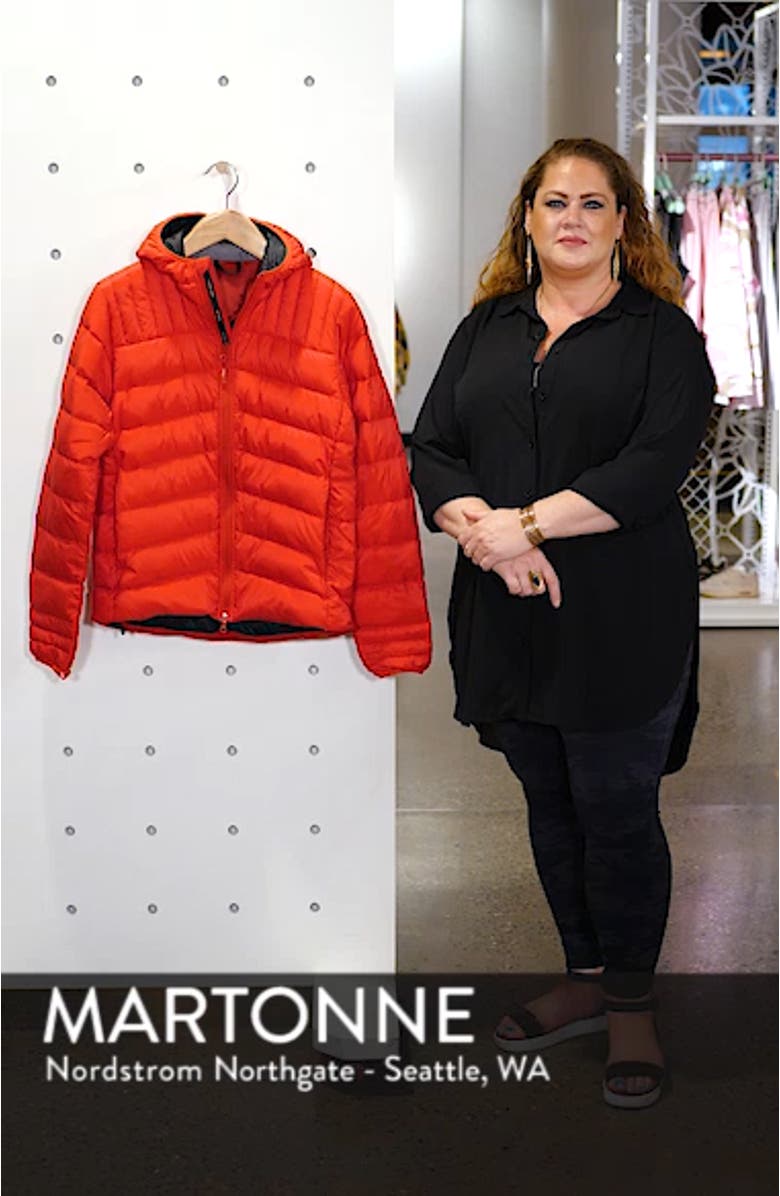 Brookvale Slim Fit Hooded Down Jacket, sales video thumbnail