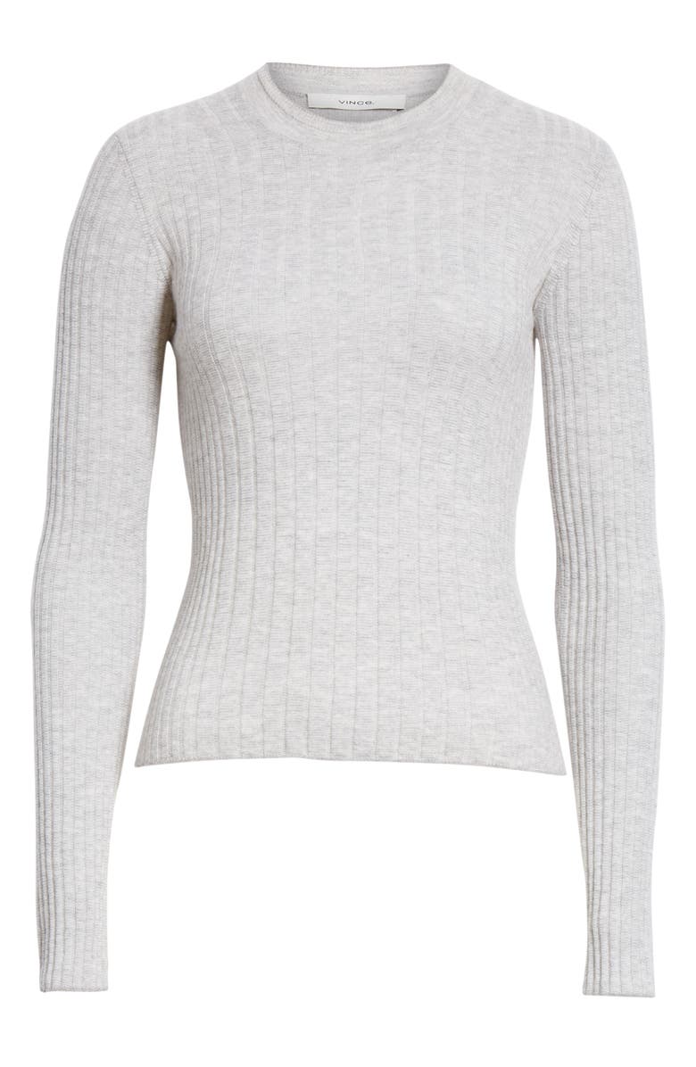Vince Mixed Rib Stitch Sweater, Alternate, color, 