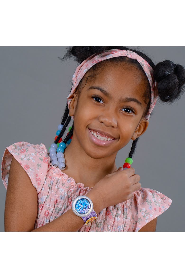 Slap Watch Sassy Sequins 9 Inch Silicone Slap Band, Age 5+, Alternate, color, Multicolored