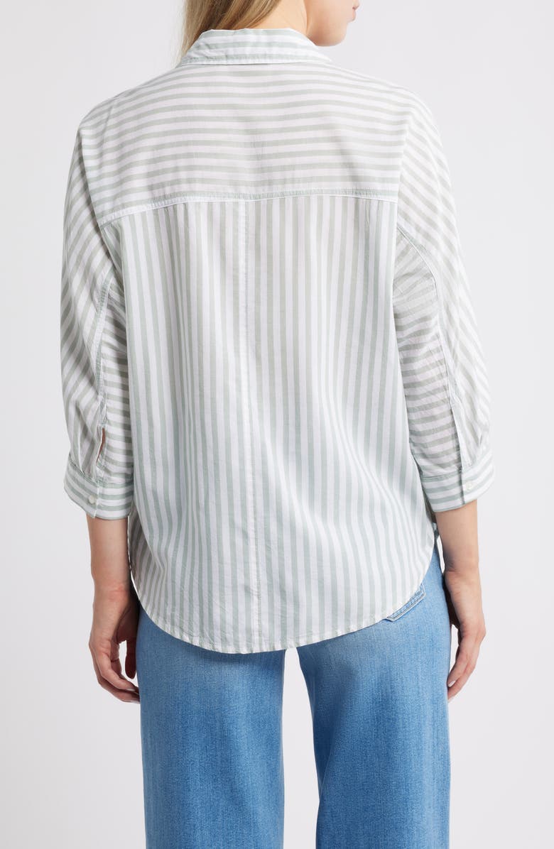 beachlunchlounge Wells Stripe Shirt, Alternate, color,