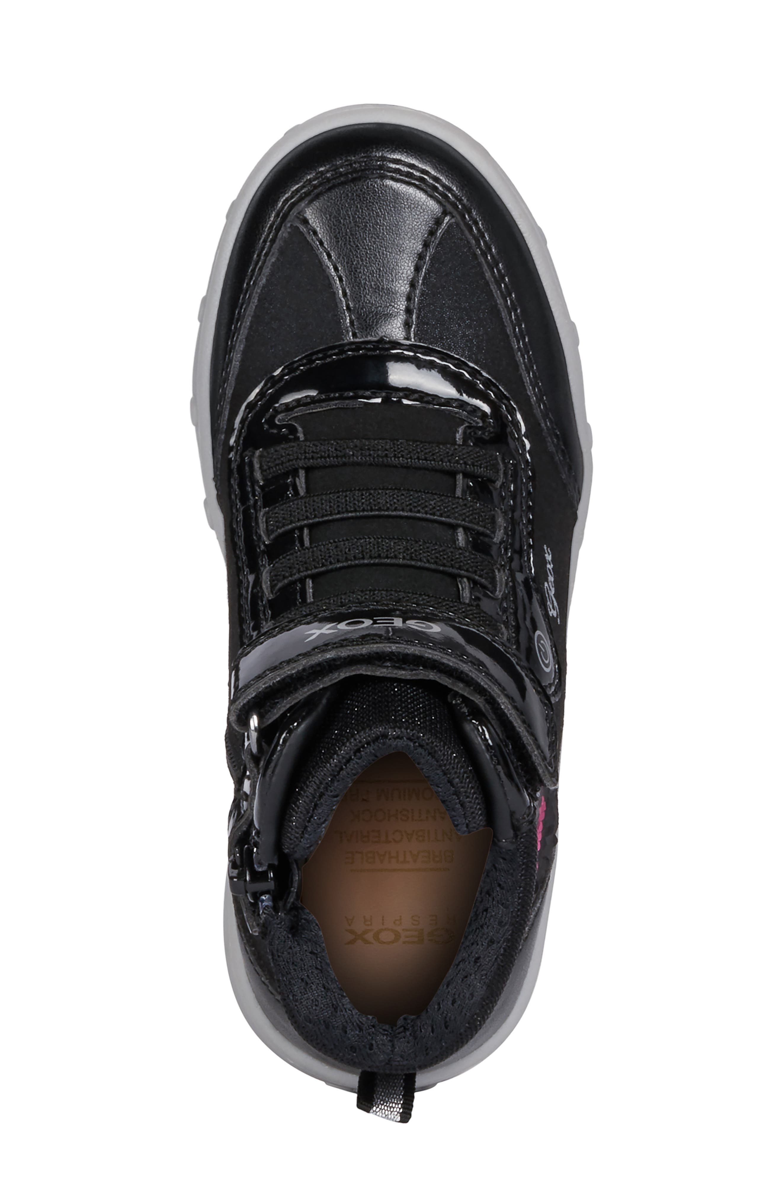 Geox Skylin Sequin Light-Up High Top Sneaker, Alternate, color, 