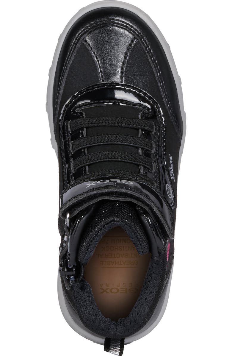 Geox Skylin Sequin Light-Up High Top Sneaker, Alternate, color,