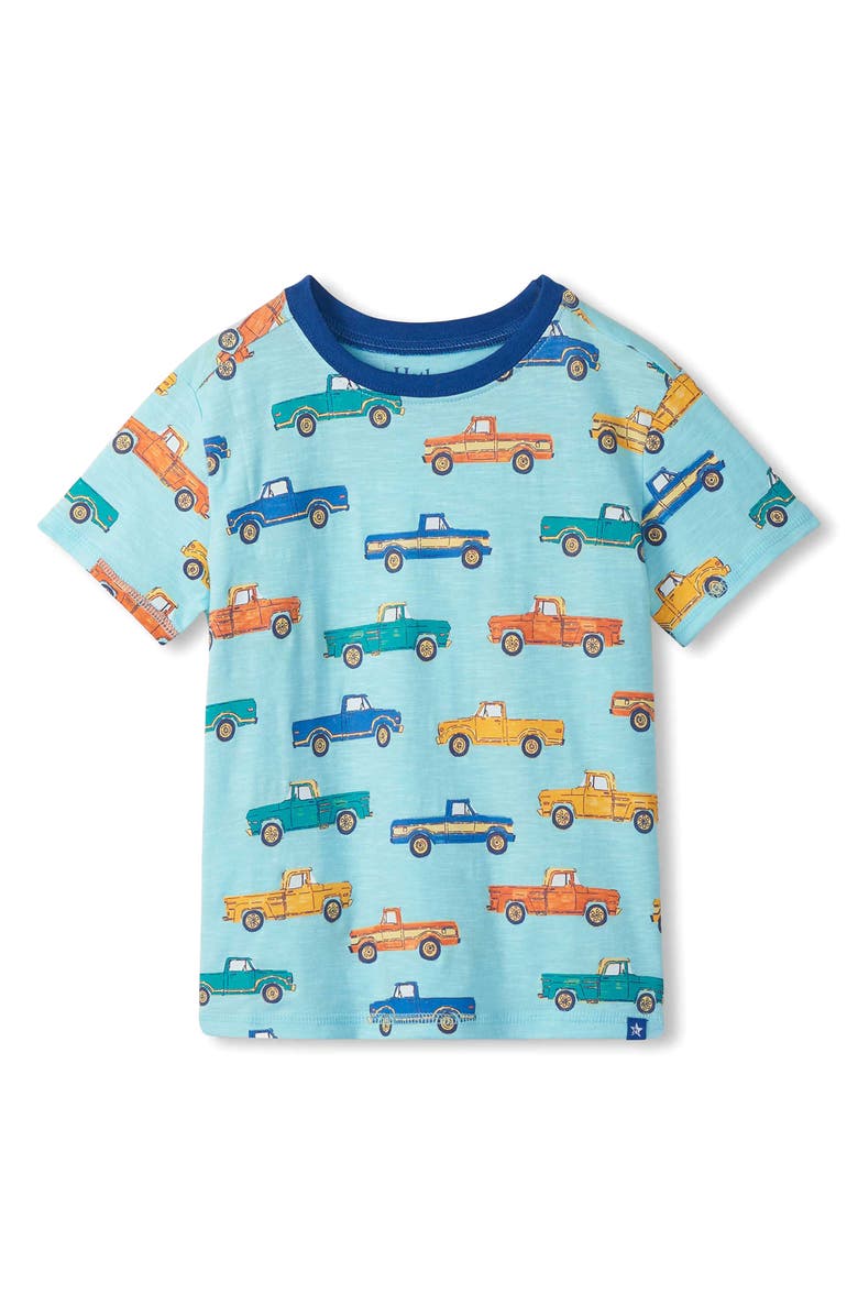 Hatley Kids' Truck Print Pocket T-Shirt, Main, color,