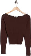 Madden Girl Boat Neck Sweater