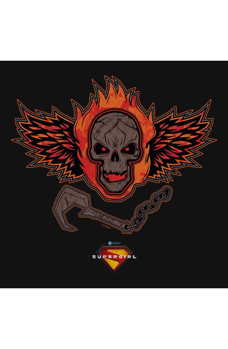 Supergirl Girl's Supergirl Ruthless and Feared Logo Graphic T-Shirt, Alternate, color, Black