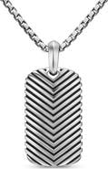 David Yurman Men's Chevron Tag in Black Titanium, 34mm