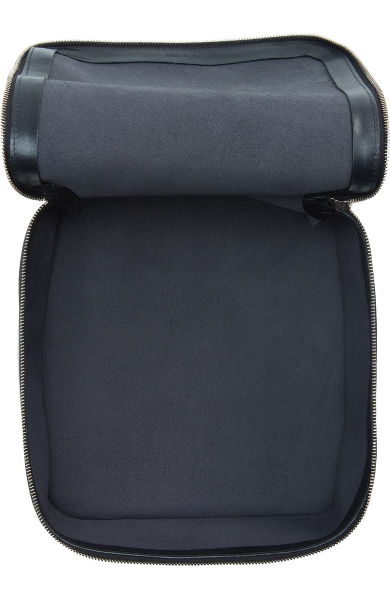 Rick Owens Large Calfskin Leather Toiletries Bag, Alternate, color,