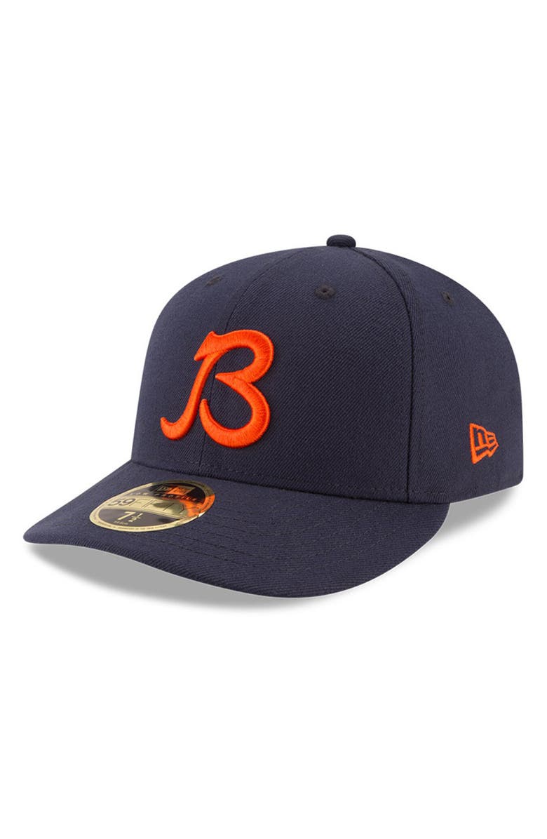 New Era Men's New Era Navy Chicago Bears Omaha Low Profile 59FIFTY Hat - B, Main, color, 