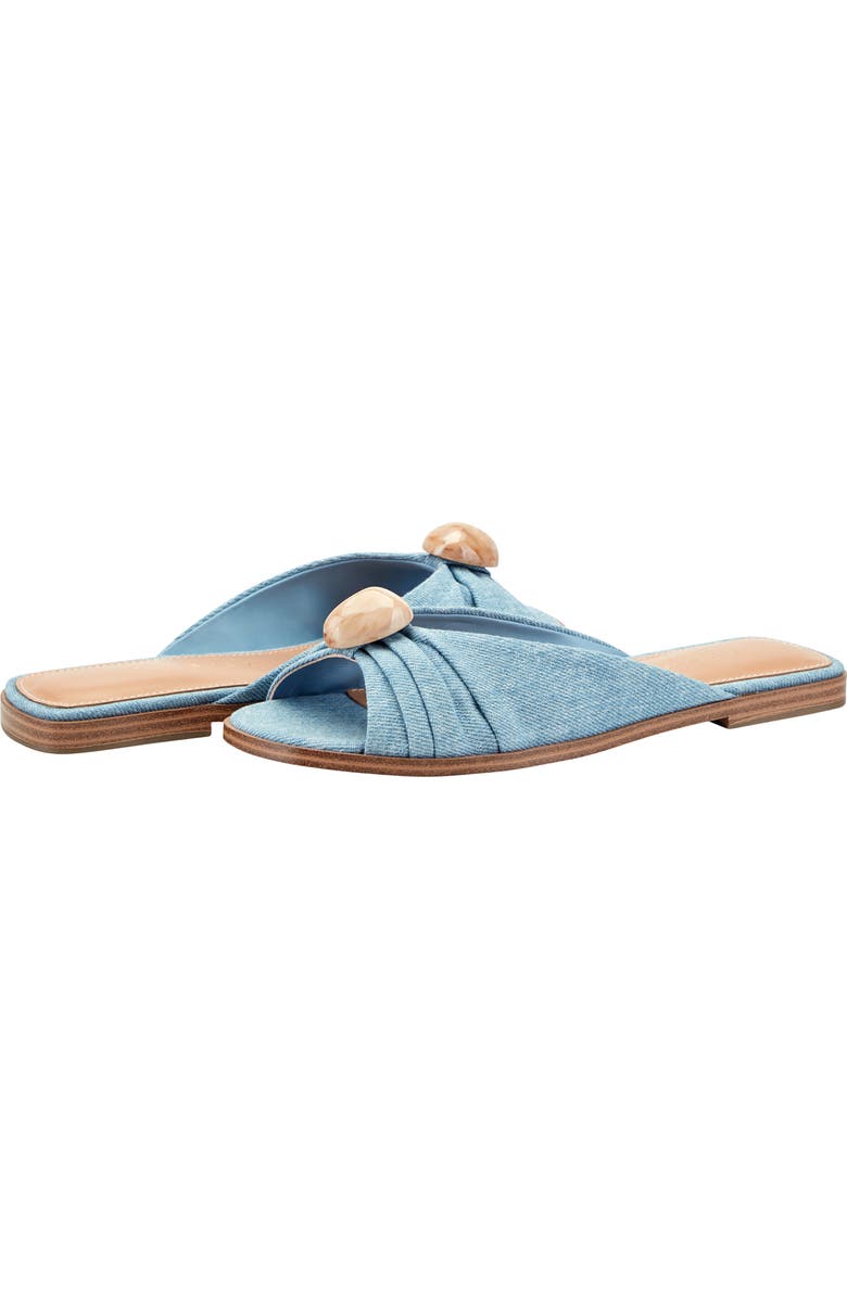 Marc Fisher LTD Dalani Slide Sandal, Alternate, color, Medium Blue