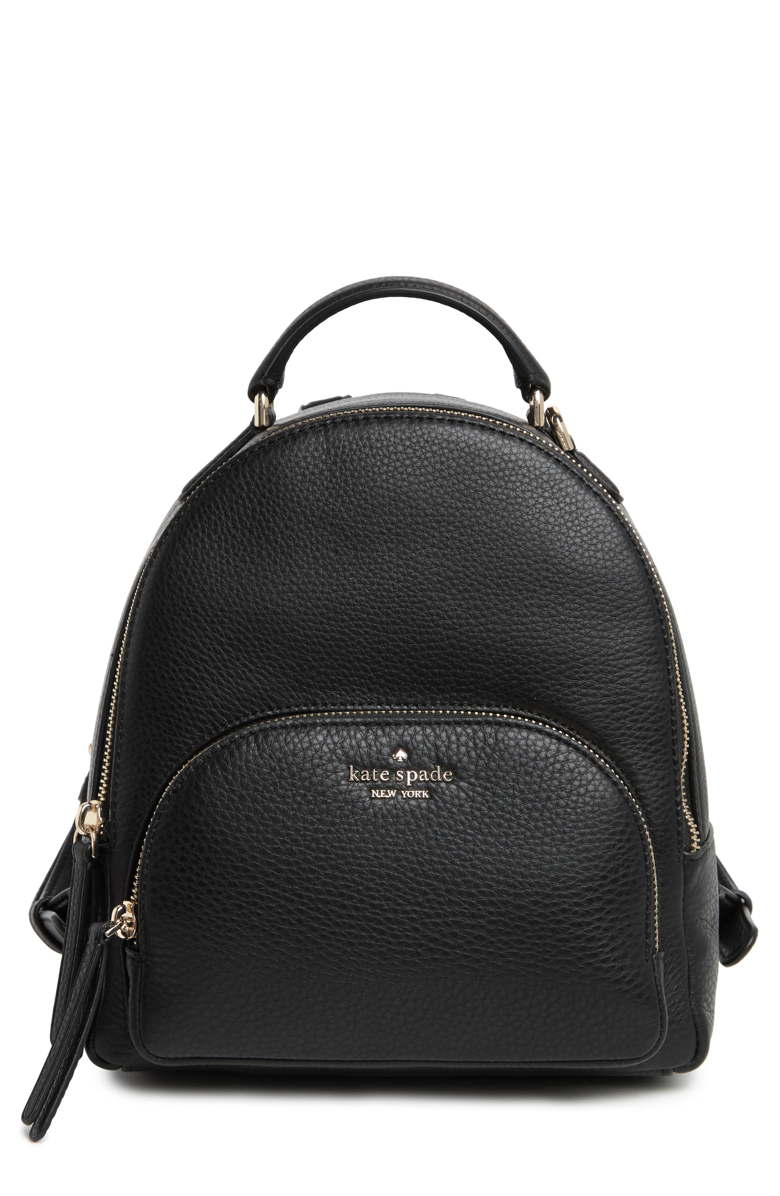 Kate Spade New York jackson medium leather backpack, Main, color, 