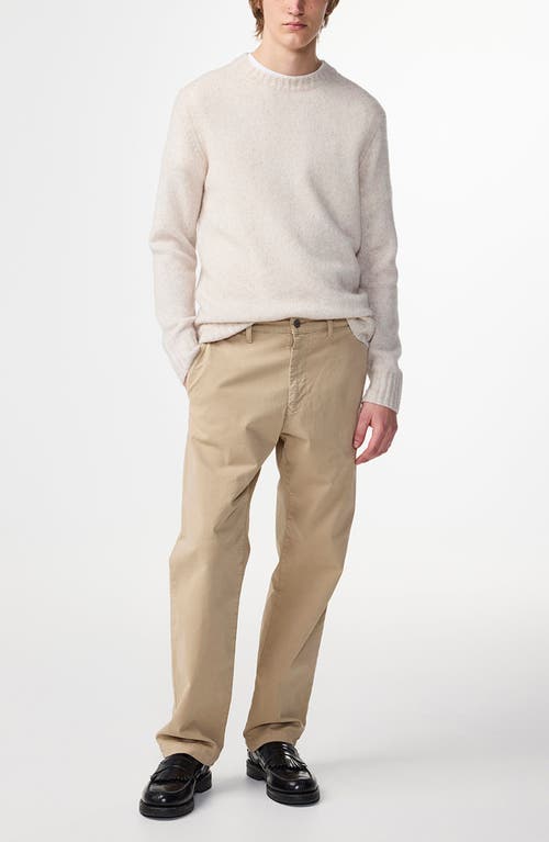 Nn07 Lee 6598 Wool Blend Crewneck Sweater In White