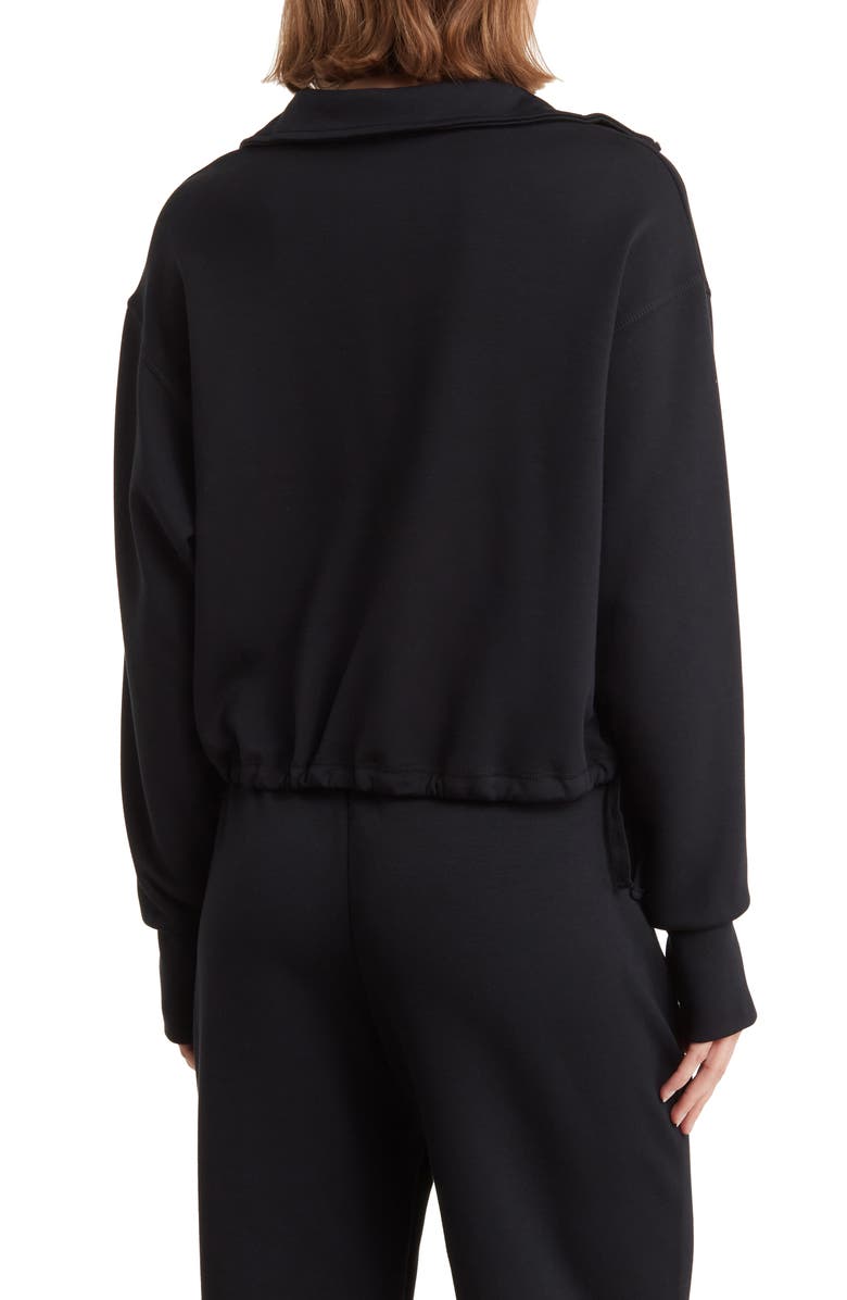 YOGALICIOUS Half Zip Scuba Sweatshirt, Alternate, color, 