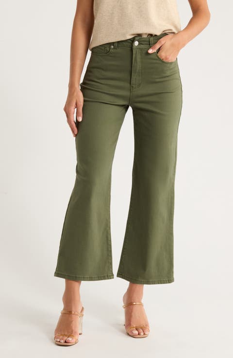 Dylan Crop Wide Leg Jeans