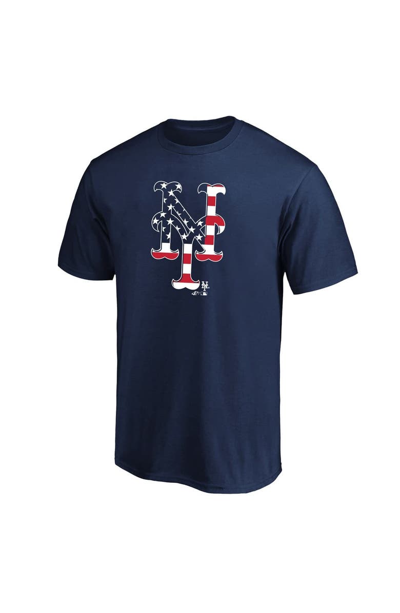 PROFILE Men's Profile Navy New York Mets Big & Tall American T-Shirt, Alternate, color, Navy