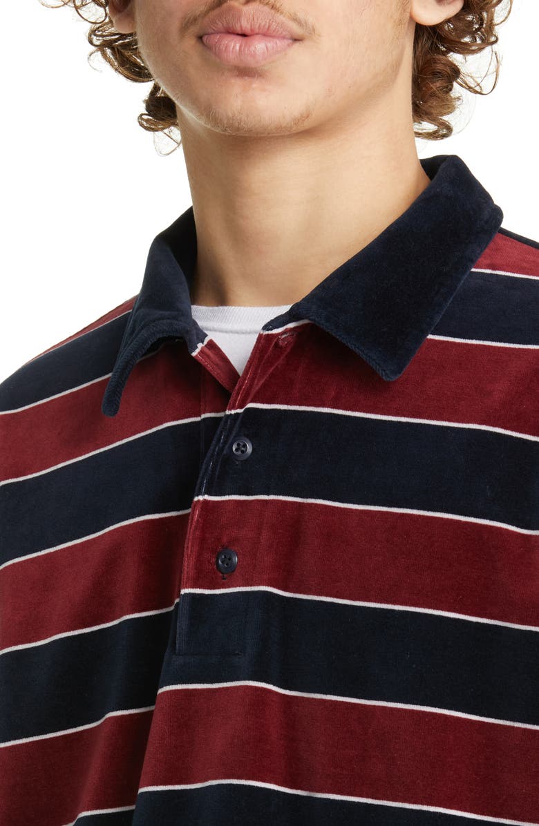 Carhartt Work In Progress Bills Stripe Cotton Blend Rugby Shirt, Alternate, color, 