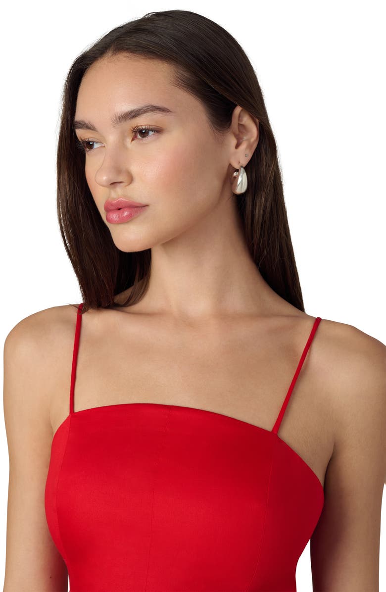 Joe's Jeans The Mara Sleeveless Midi Dress, Alternate, color, Cherry Red