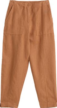 Seasalt Cornwall Saltings Cropped Linen Pants