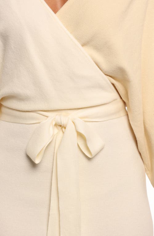 Petal And Pup Petal & Pup Nate Long Sleeve Sweater Dress In White