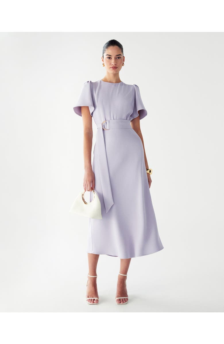 WILLA Bessi Midi Dress, Main, color, Lilac