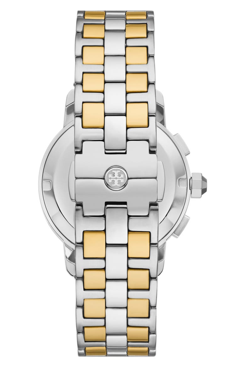 The Tory Two-Tone Chronograph Bracelet Watch, 37mm, Alternate, color, TWO-TONE