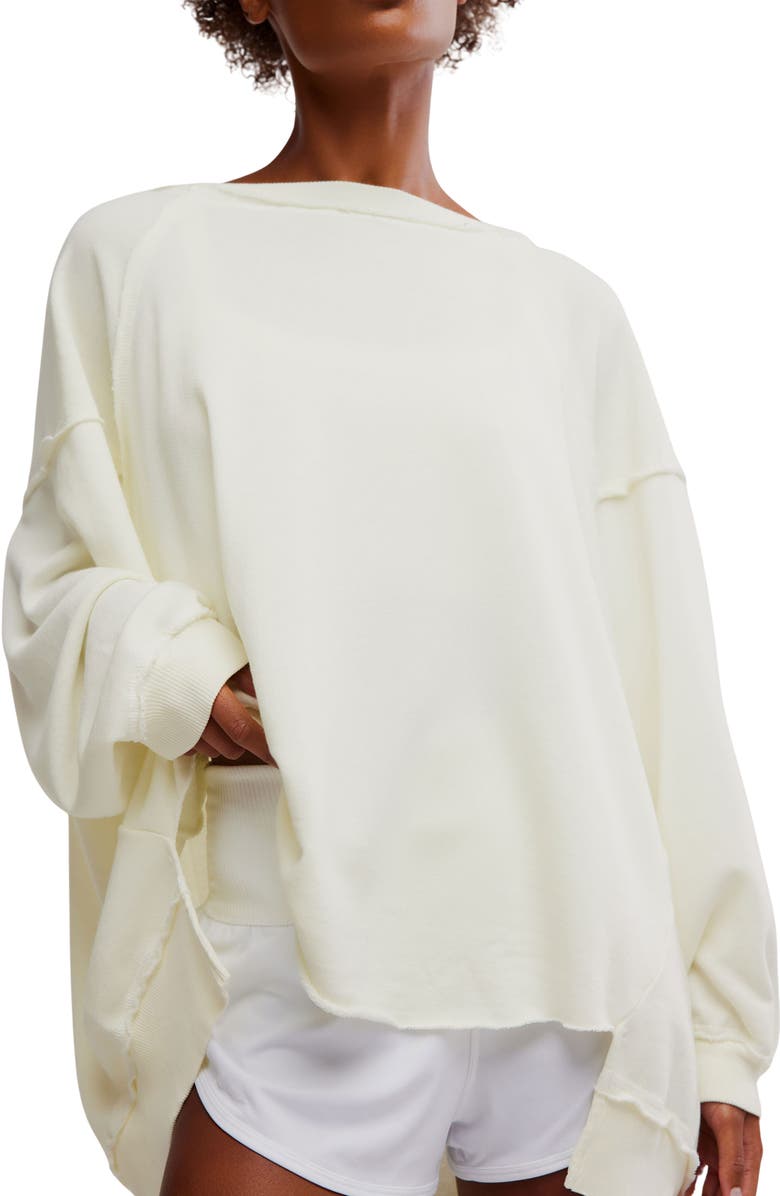 Free People FP Movement One to Beat Oversize Pullover, Alternate, color,