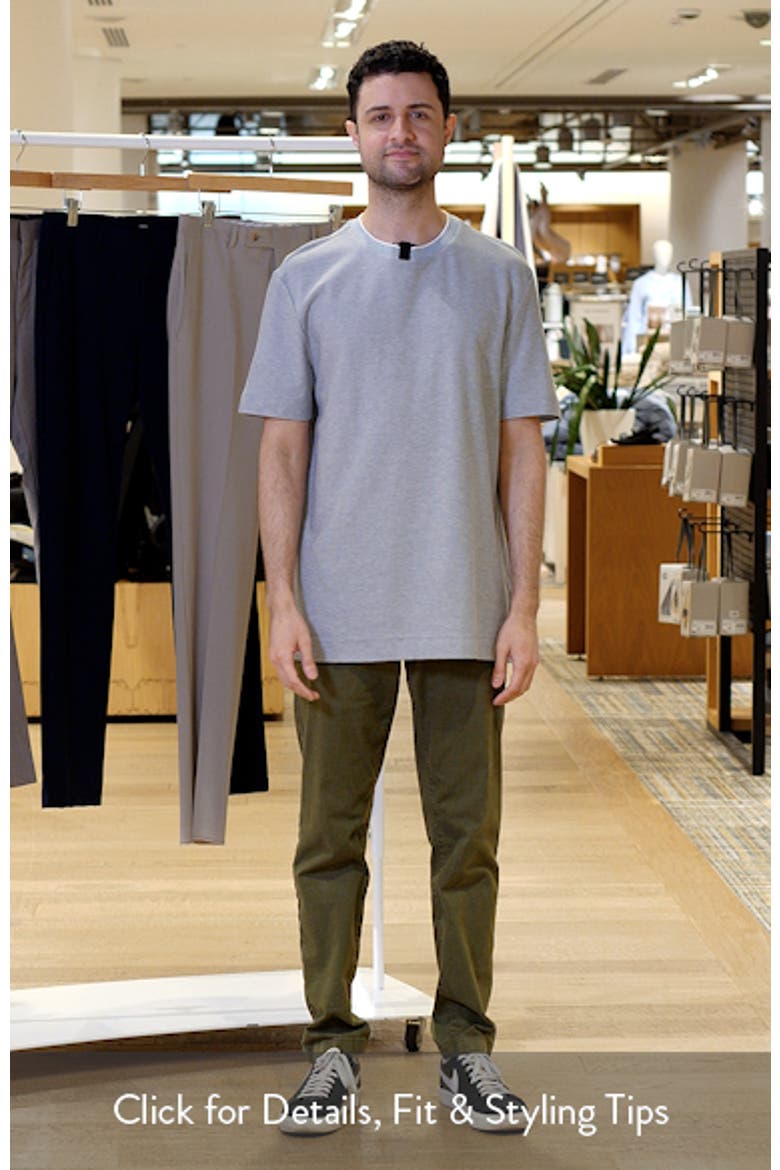Tesar Tipped Textured Cotton & Silk T-Shirt video