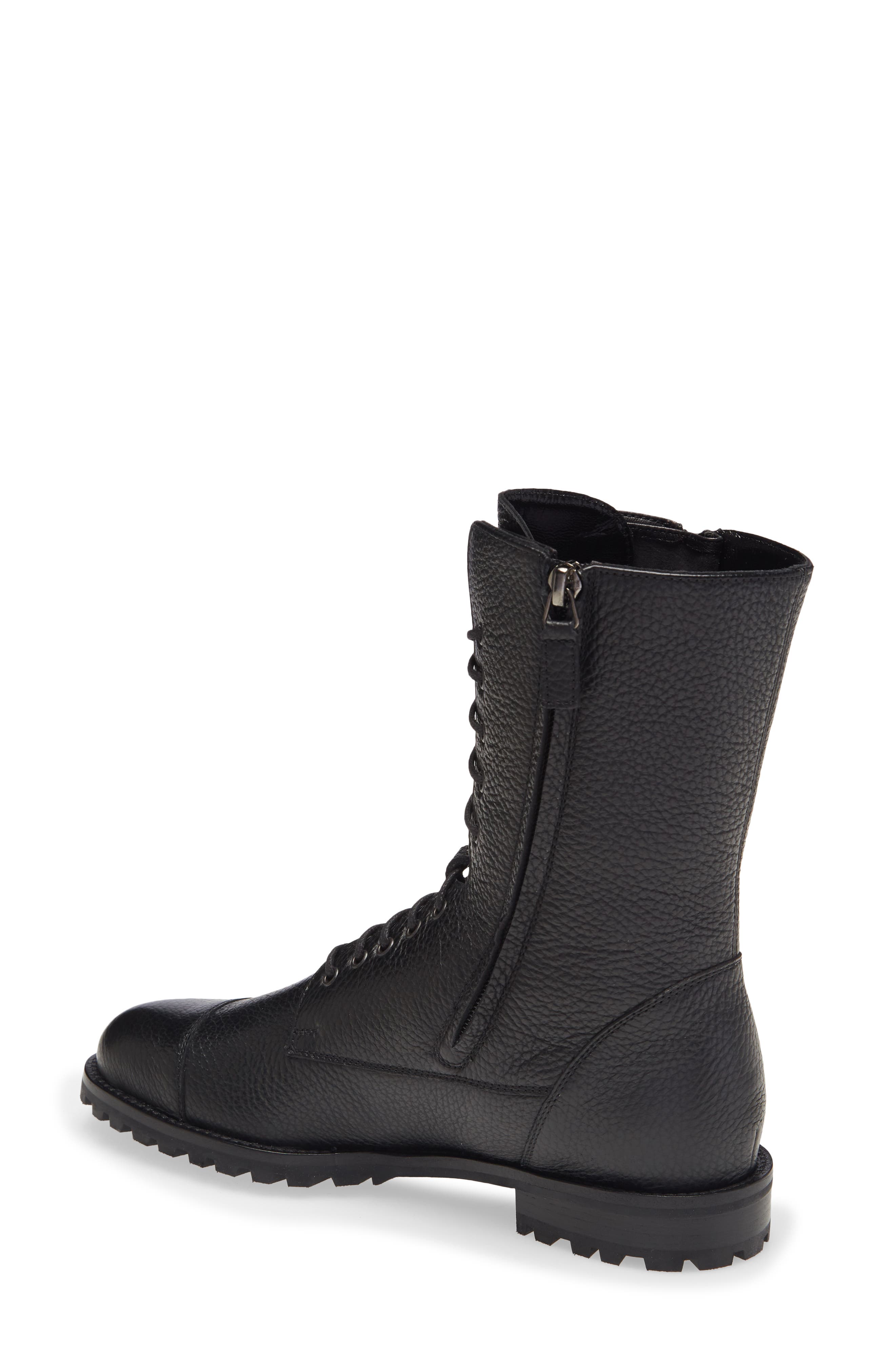 Manolo Blahnik Lugata Combat Boot, Alternate, color, 