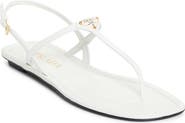 Prada Triangle Logo Sandal