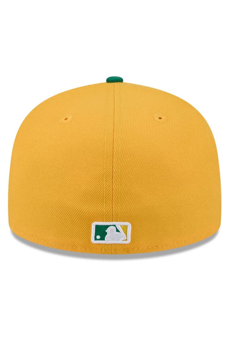Men's New Era  Gold/Green Athletics 2026 Spring Training Low Profile 59FIFTY Fitted Hat, Alternate, color, Gold