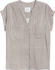 Rails Mel Patch Pocket Gingham Button-Up Shirt
