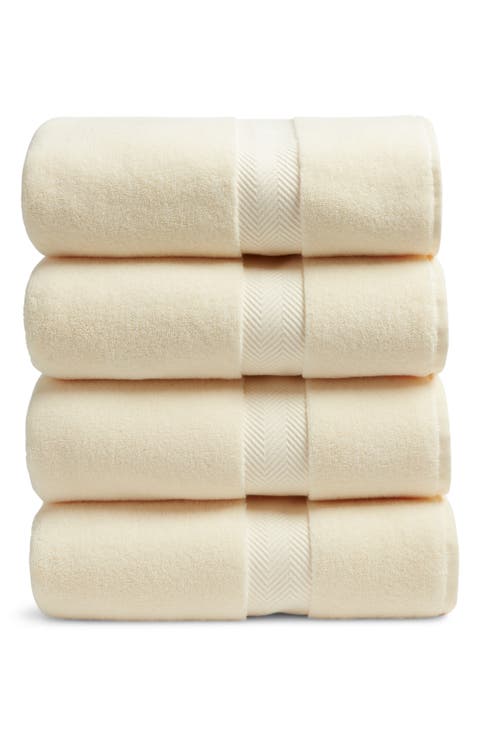 Organic Hydrocotton Set of 4 Bath Towels $140 Value