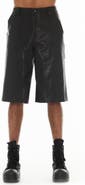 Cult of Individuality Y2K Baggy Faux Leather Shorts
