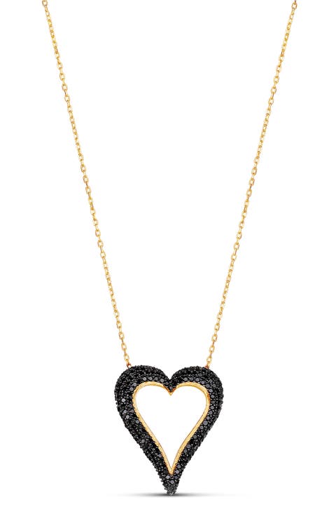 Cutout Heart Pendant Necklace